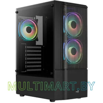 Корпус AeroCool Quantum Mesh Mesh-G-BK-V2